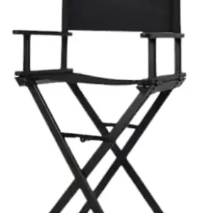 ProMaxx Black Portable Makeup Chair